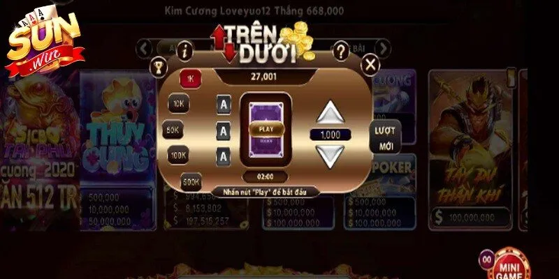 Trên Dưới Sunwin - Mẹo Chơi Game Bài Đổi Thưởng Đỉnh Cao 2 Sunwin Quy tắc vận hành cơ bản của tựa game trên dưới Sunwin